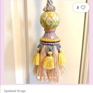 Mackenzie Childs Decorative Tassel